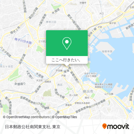 日本郵政公社南関東支社地図