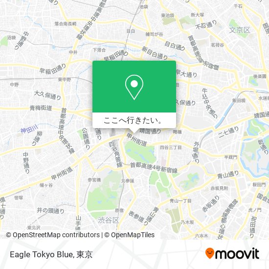 Eagle Tokyo Blue地図