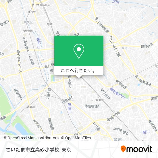 さいたま市立高砂小学校地図