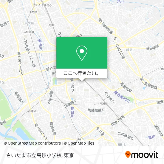 さいたま市立高砂小学校地図