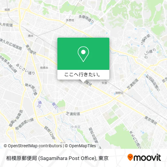 相模原郵便局 (Sagamihara Post Office)地図