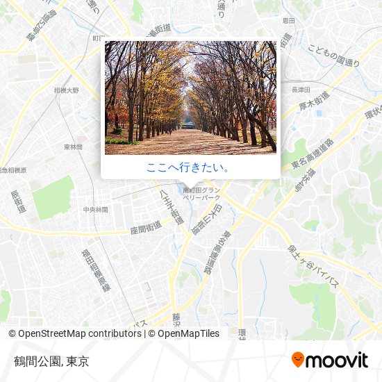 鶴間公園地図