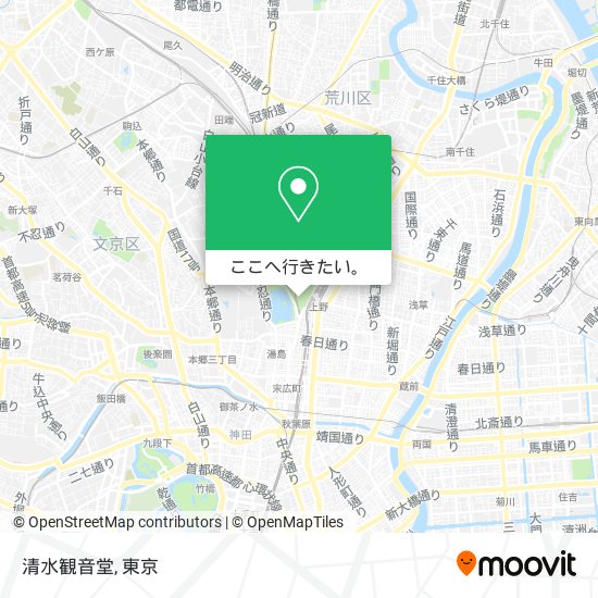清水観音堂地図