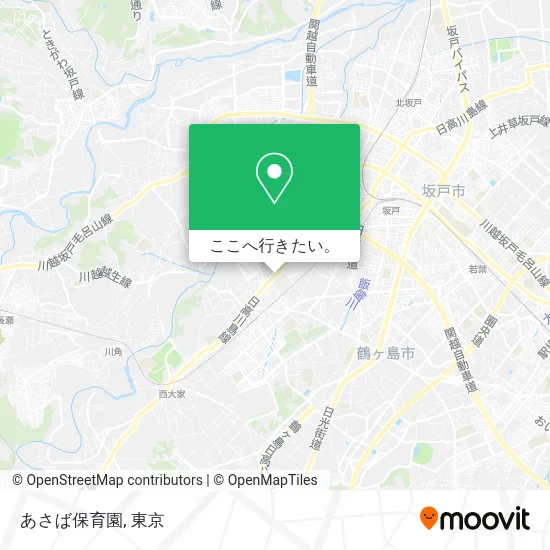 あさば保育園地図