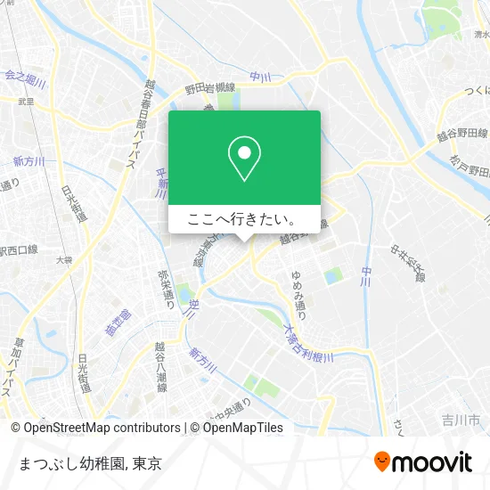 まつぶし幼稚園地図