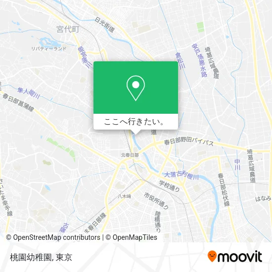 桃園幼稚園地図