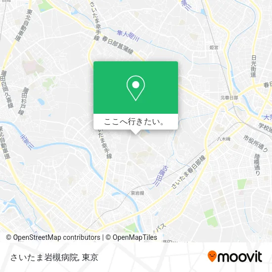 さいたま岩槻病院地図