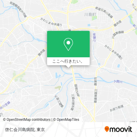 啓仁会川島病院地図