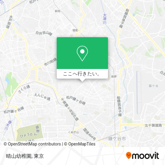 晴山幼稚園地図