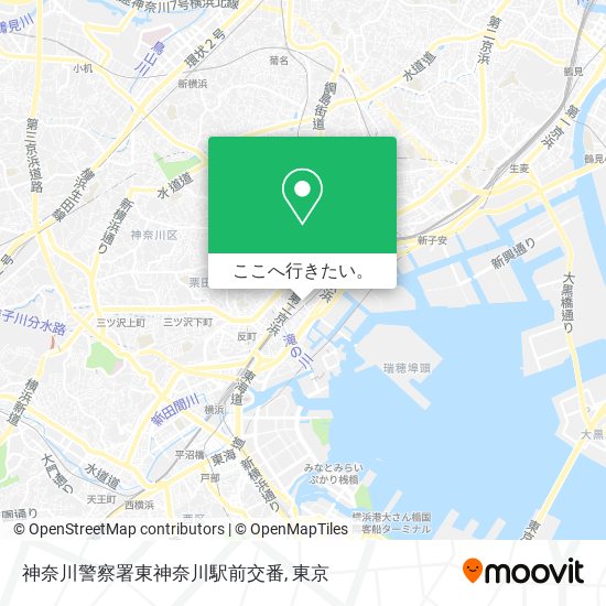 神奈川警察署東神奈川駅前交番地図