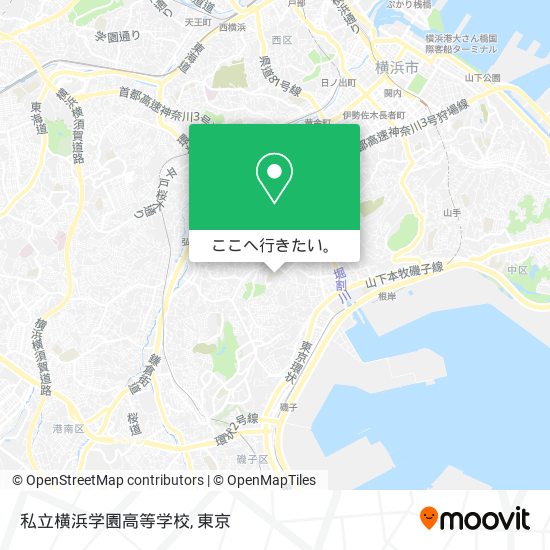 私立横浜学園高等学校地図