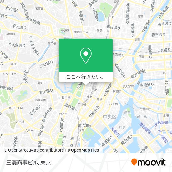 三菱商事ビル地図