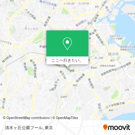 清水ヶ丘公園プール地図