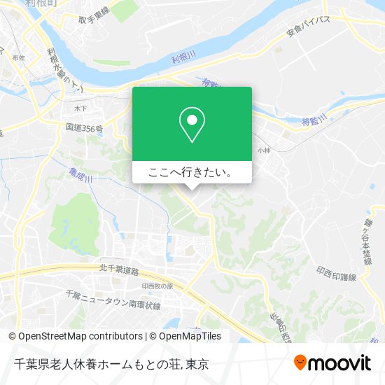 千葉県老人休養ホームもとの荘地図