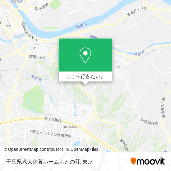 千葉県老人休養ホームもとの荘地図