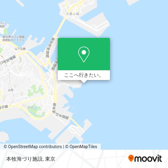 本牧海づり施設地図