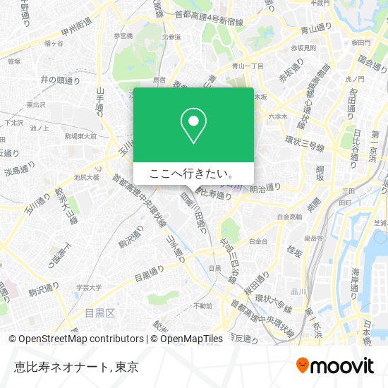 恵比寿ネオナート地図