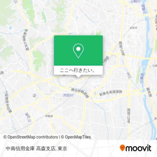 中南信用金庫 高森支店地図