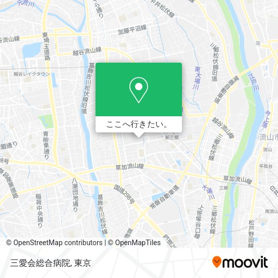 三愛会総合病院地図