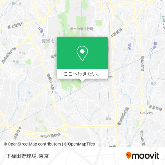 下福田野球場地図