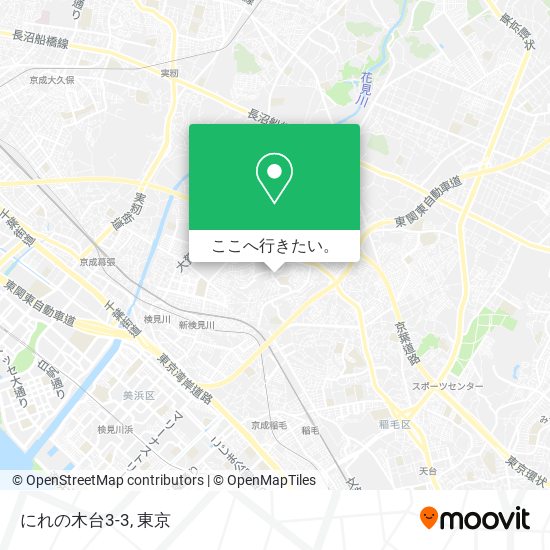 にれの木台3-3地図