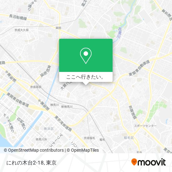 にれの木台2-18地図