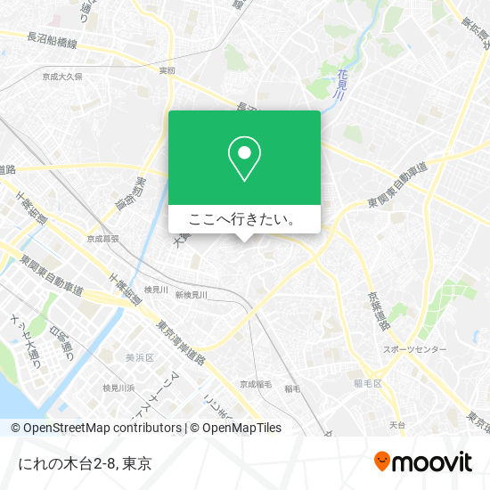 にれの木台2-8地図