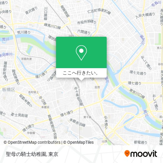 聖母の騎士幼稚園地図