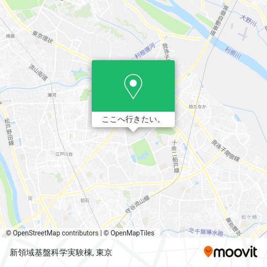 新領域基盤科学実験棟地図