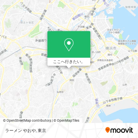 ラーメン やおや地図