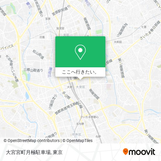 大宮宮町月極駐車場地図