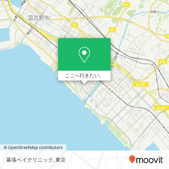 幕張ベイクリニック地図