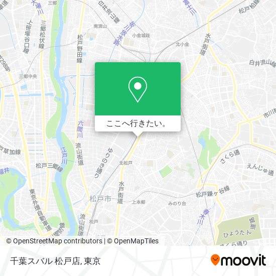 千葉スバル 松戸店地図