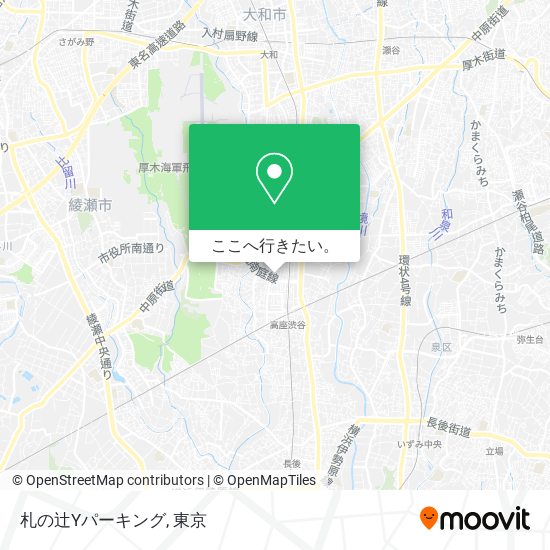 札の辻Yパーキング地図