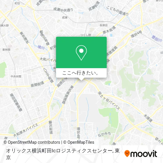 オリックス横浜町田Icロジスティクスセンター地図