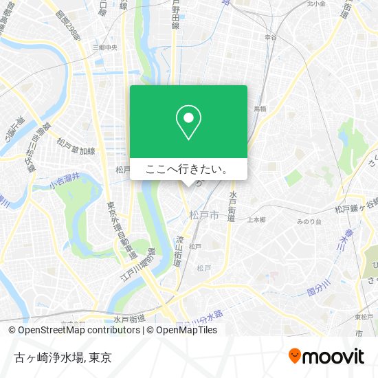 古ヶ崎浄水場地図