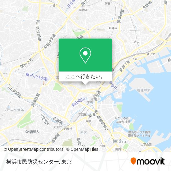 横浜市民防災センター地図