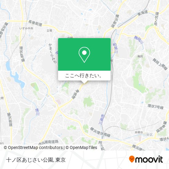 十ノ区あじさい公園地図