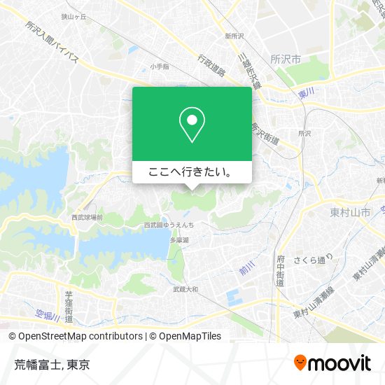 荒幡富士地図
