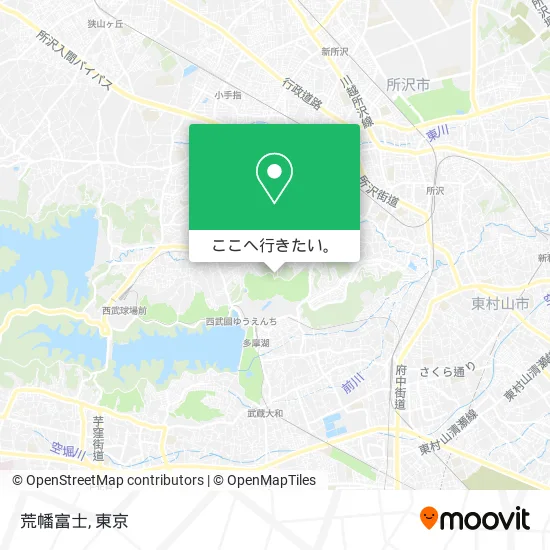 荒幡富士地図