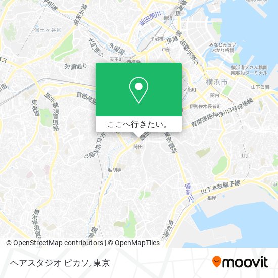 ヘアスタジオ ピカソ地図