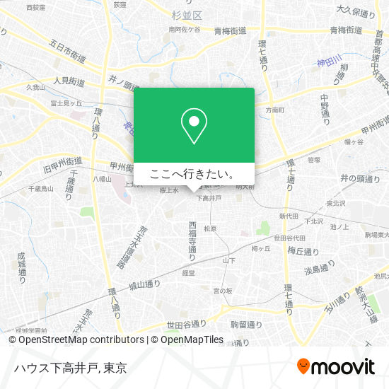 ハウス下高井戸地図