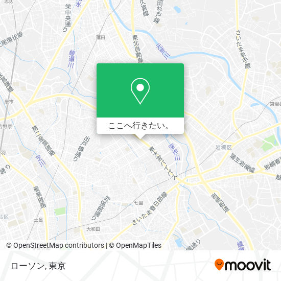 ローソン地図