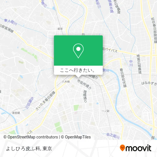 よしひろ皮ふ科地図