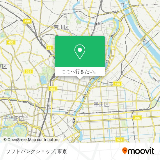 ソフトバンクショップ地図