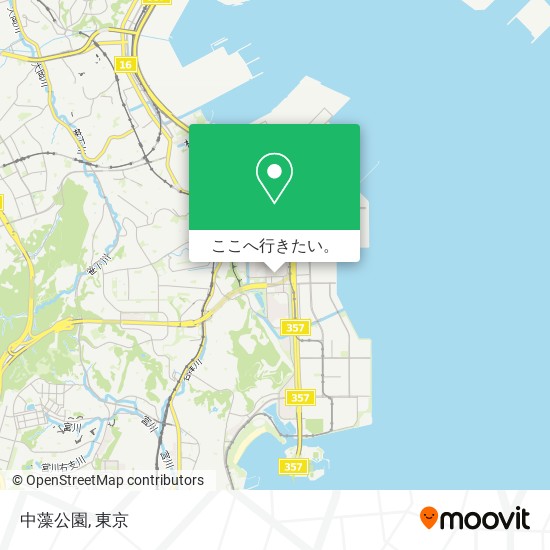 中藻公園地図