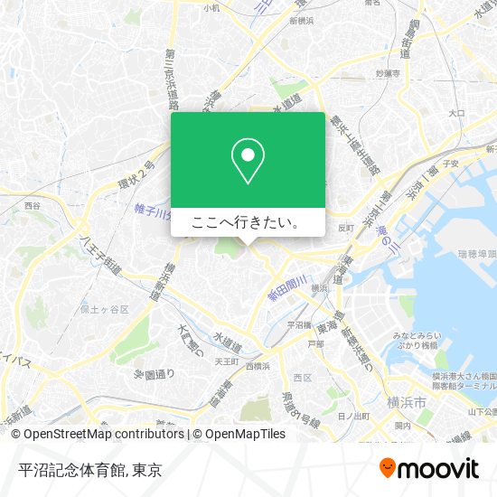 平沼記念体育館地図