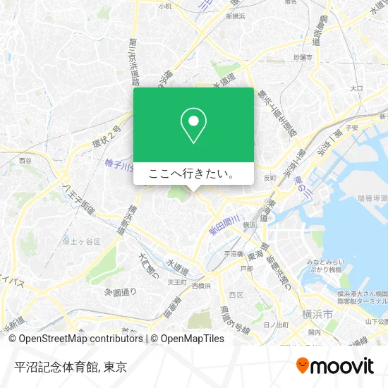 平沼記念体育館地図