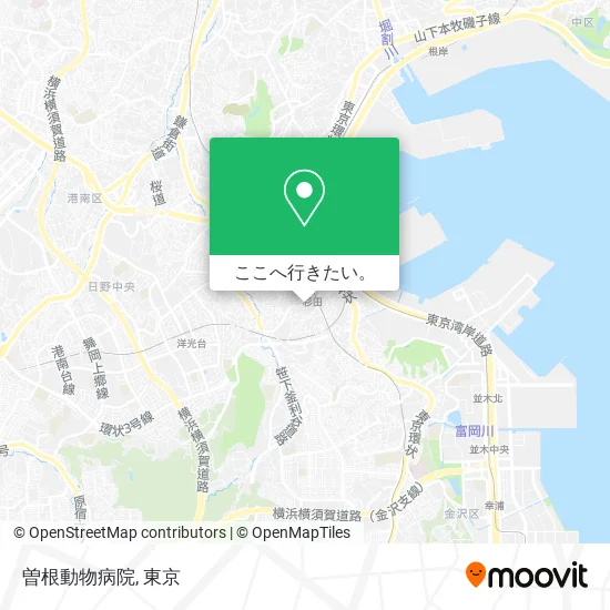 曽根動物病院地図