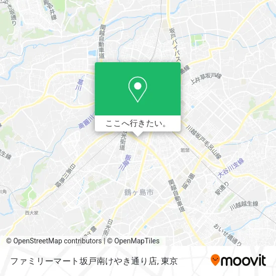 ファミリーマート坂戸南けやき通り店地図